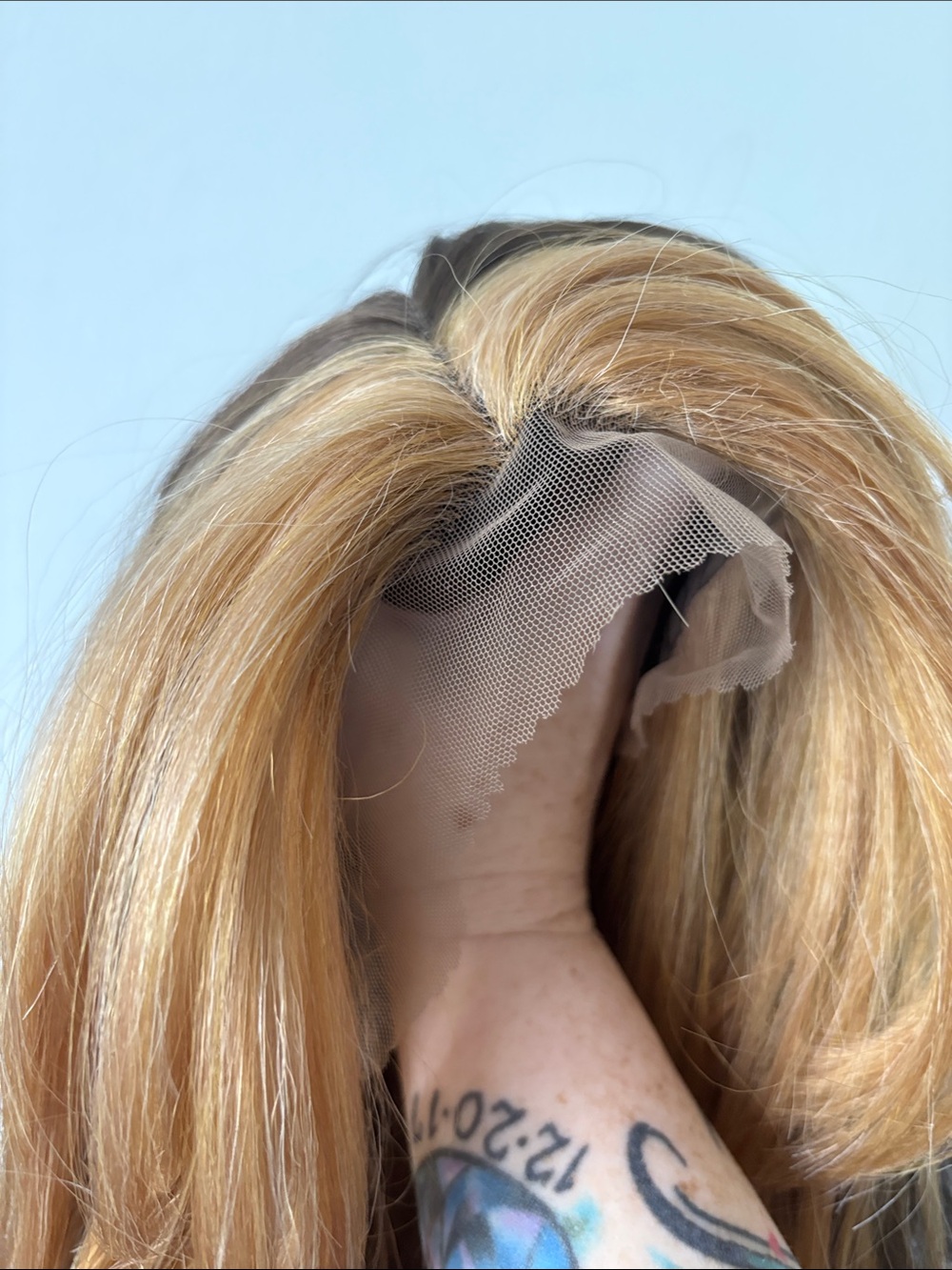 Blonde/Brown Lace Front Wig - Natural Honey Blonde - Picture 3 of 13